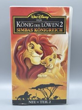 Der König der Löwen 2 - Walt Disneys - VHS Video Kassette Retro