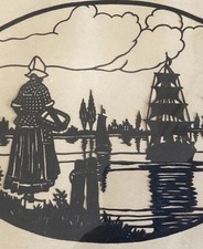 Scherenschnitt Baum Land