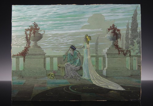 André lambert gouache 1910 - andré,
