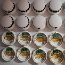 8x Siemens Rauchmelder SDF 3500, SDF 1200 m. Sockel f. Brandmeldeanlage Sigmasys