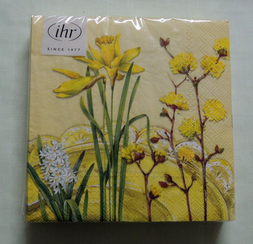 Servietten narzissen blumen - 20,