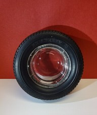 Original alter SEMPERIT Glas Reifen-Aschenbecher Rarität TOP