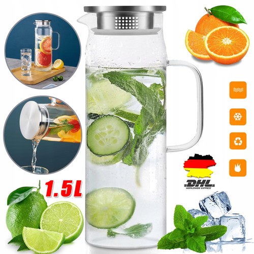 Glaskrug liter - glaskrug,, 1,5-liter-glaskrug