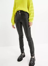 Lederimitat-Hose High Waist