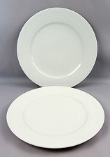 R A K Porzellan Speiseteller Made in VAE (0043M) weiß gerippter Rand 12" (31cm)