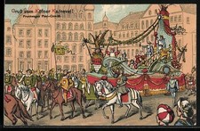 Ansichtskarte Köln a. Rh., Prunkwagen auf dem Kölner Karneval 