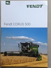 FENDT Corus 500 526 Reis 522 518 MCS Rice Mähdrescher Prospekt Traktor Schlepper