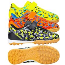 Kinder Multinocken Fußballschuhe Jungen Sportschuhe Fußball Schwarz/Grün/Orange