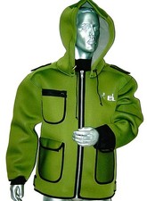 Wasserdichte 5mm Neopren Jacke von iXeL Angeln Jagen Outdoor NEU Größe 2XL / 54