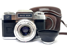 Zeiss Ikon Contaflex Super Tessar 50mm – Mechanik OK, Objektiv sauber