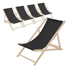 5er Set Strandliege Liegestuhl