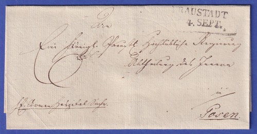 Preußen vorphila brief mit - preußen,