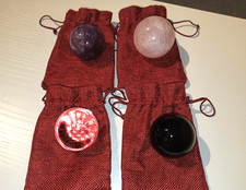 !!! 4 Stück Edelstein Kugeln