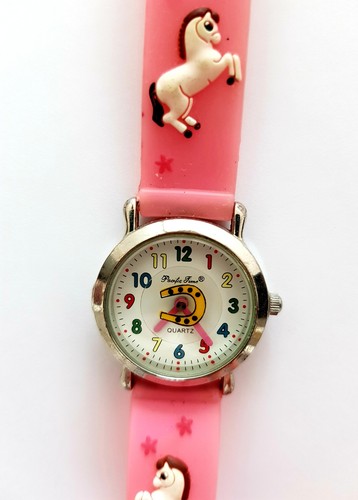 Süße mädchen uhr pferde - uhr, |