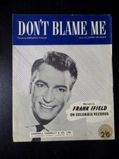 DON`T BLAME ME (J. McHUGH) - Noten Klavier / Gesang (1933)