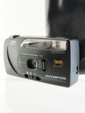 Olympus Trip Panorama 35mm Film Point and Shoot Kamera mit Tasche [NEAR MINT]