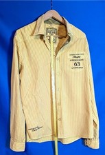 CAMP DAVID     Herren Hemd    Gr. XL     Farbe Gelb gestreift     Gewicht 225g
