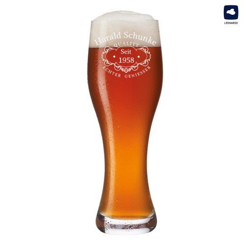 Weizenbierglas von leonardo - weizenbierglas,