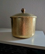 Messing Dose Hammerschlag