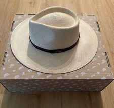 Stetson Uni Traveller Panamahut mit Lederband - ungetragen in OVP - Größe L