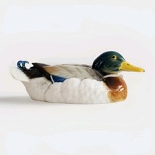 Hutschenreuther Ente Erpel Vogel Tier Porzellan Figur, 1. Wahl, selten, TOP
