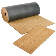 Kokosmatte Kokos Fußmatte Eco Naturfaser Meterware Schmutzfangmatte Breite 100cm