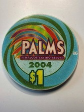 Las Vegas Casino Chip $1 Palms
