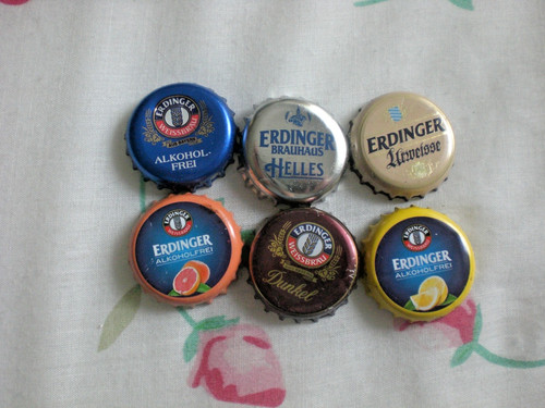 Erdinger dunkel helles bier - erdinger,