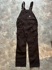 Carharrt Rugged Flex Canvas Bib (Loose Fit) - Braun Latzhose - NEU UNGETRAGEN 