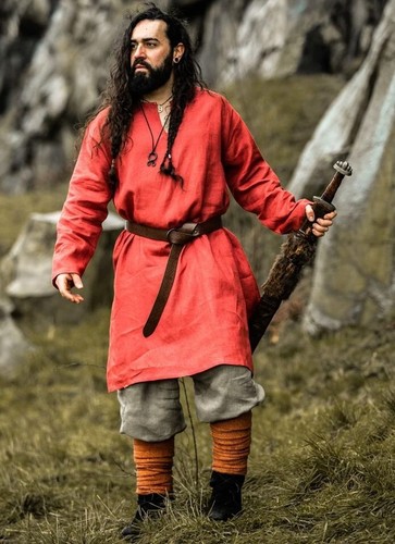 Viking linen tunic - viking,