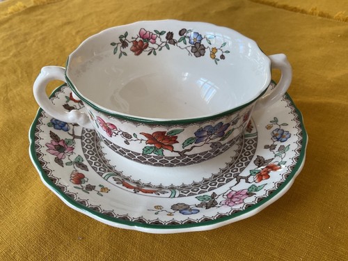 Suppentasse mit untertasse - suppentasse,