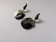 Seltene Art Deco runde Silber