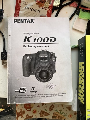Handbuch pentax k100d - pentax,