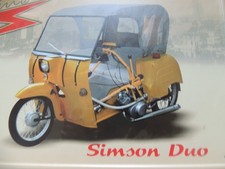 Blechschild 20x30 cm Simson