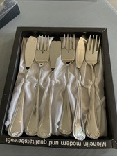 Michelin Fischbesteck Silber 18/8 Edelstahl 6 Personen
