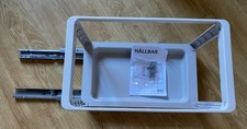 IKEA HALLBAR, Rahmen mit Schienen + Abfalleimer, 10 L, grau, NEU! Küchenzubeh.