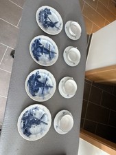 Teeservice 4 Sets Kuchenteller