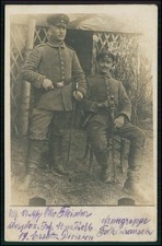 Foto AK 1.WK - Soldat aus