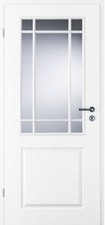 kuporta Zimmertür Weißlack F20 LA Sprosse Innentür | Tür mit Zarge | VOLLSPAN