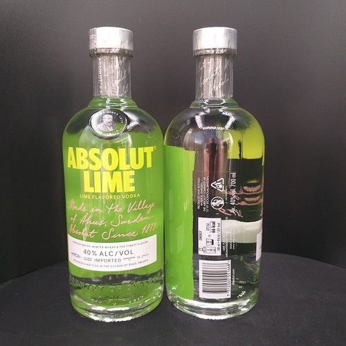 Absolut lime flavoured vodka - lime,