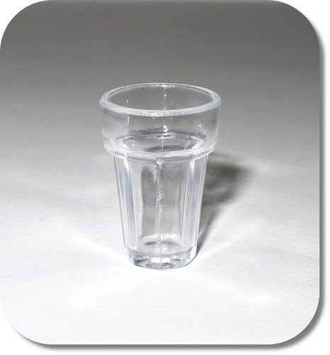 Miniatur trinkglas glas neu - glas,,