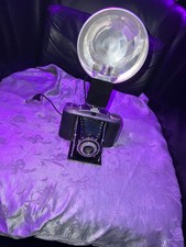 Agfa Isolette II Rollfilmkamera Sammlerstück ungetestet + Blitzadapter