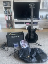 E-Gitarre + Blackstar Verstärker + Zubehör