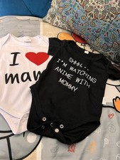 2 Kurzarm Bodys Gr 0-3 Mon Thema Mama Neu 