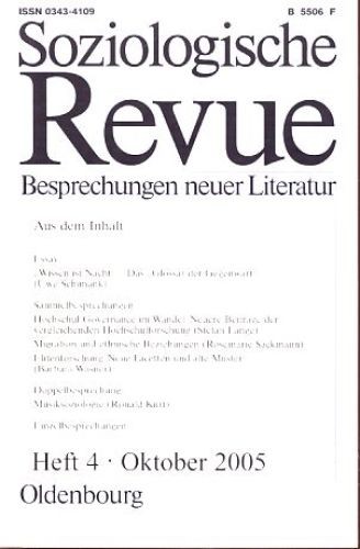 Soziologische revue - soziologische,