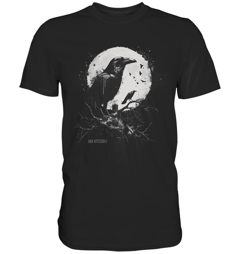 Rabe vollmond goth - rabe, t-shirt