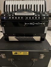 Victoria Akkordeon,Accordion, 78 Bass Mit Koffer Sehr Schöner Zustand 