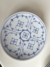 Winterling Porzellan Indisch blau Teller flach 24 cm glatter Rand