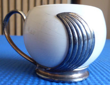 WMF SENFTOPF JUGENDSTIL VERSILBERT VINTAGE SCHÜSSEL SCHALE