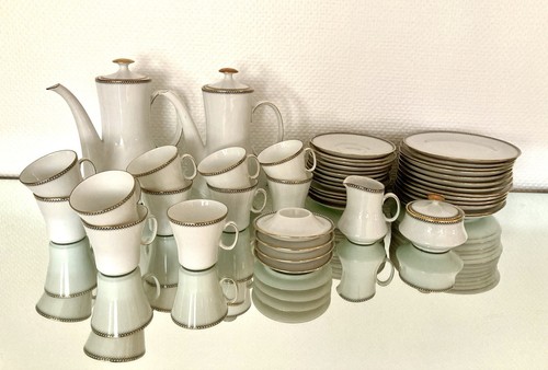 Kaffe service mit goldrand - mit,